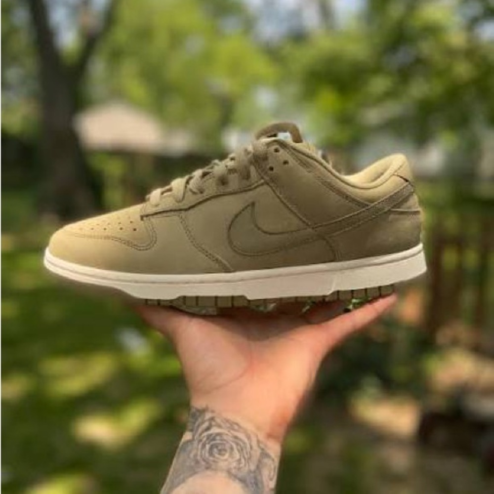 Suede Olive Green Dunks